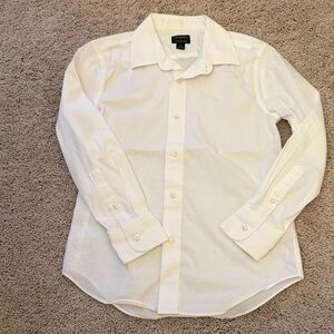 J. Crew Factory Boys White Button Down Shirt